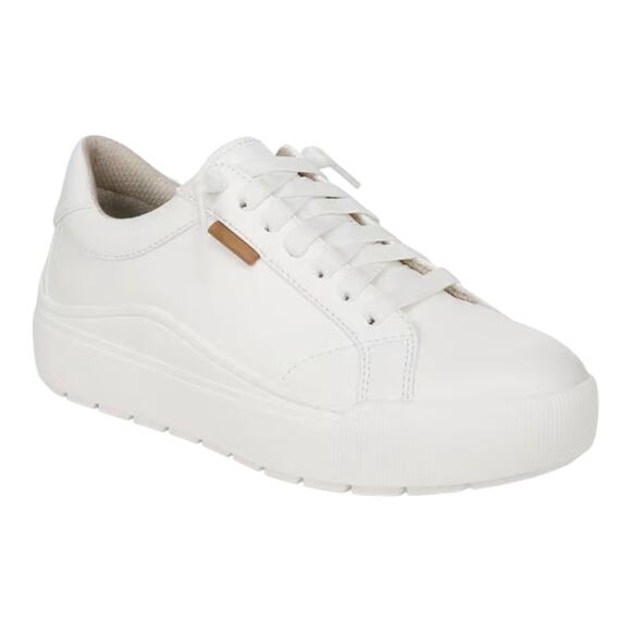 Dr. Scholl’s Women Time Off Go Closed Lace Up Platform Sneakers White Size 9 1/2 - Picture 1 of 5